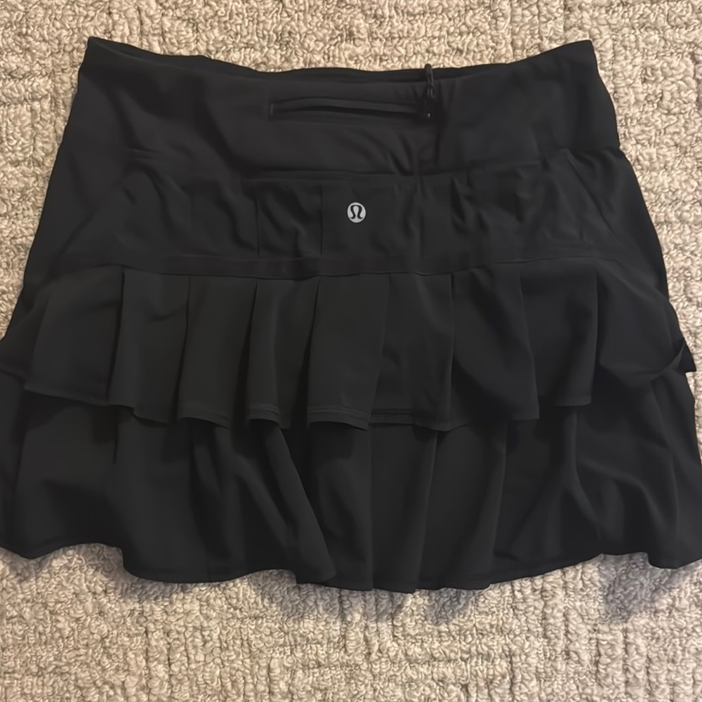 Lululemon Athletica Black Mini Bubble Skirt